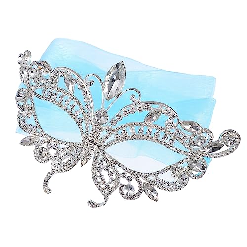 WRITWAA 1 Stk Kristall-maskerade Halloween-gesichtsmaske Cosplay-maske Nachtclub-masken Partymaske Für Frauen Party-maske Ausgeschnittene Augenmaske Prom Maske Stütze Kostüm Weiß Legierung WRITWAA 1 Stk Kristall-maskerade Halloween-gesichtsmaske Cosplay-maske Nachtclub-masken Partymaske Für Frauen Party-maske Ausgeschnittene Augenmaske Prom Maske Stütze Kostüm Weiß Legierung von WRITWAA