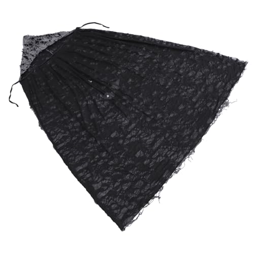 WRITWAA 1 Stück Dekorative Performance Cape Bühne Mantel Lustige Kleidung Für Halloween (schwarz) von WRITWAA