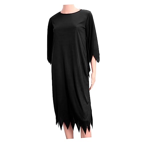 WRITWAA Halloween Kostü Gruselige Todesglocken Robe Für Ideal Für Halloween Feiern Karneval Und Cosplay Ohne Maske Perfekt Für Schaurige Anlässe von WRITWAA