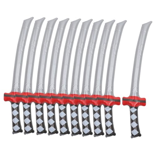 WRITWAA 10 Stück Aufblasbare Piratenschwerter PVC Cosplay Zubehör für Rollenspiele Geburtstagsfeiern und Piraten Themenpartys Robuste und Langlebige Spielzeuge WRITWAA 10 Stück Aufblasbare Piratenschwerter PVC Cosplay Zubehör für Rollenspiele Geburtstagsfeiern und Piraten Themenpartys Robuste und Langlebige Spielzeuge von WRITWAA