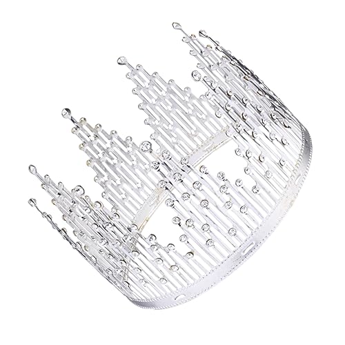 WRITWAA 1Pc Krone Dekoration Prinzessin Krone Kuchen Dekoration Kristall Kuchen Topper Krone Kuchen Topper Silber von WRITWAA