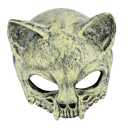 WRITWAA Halloween Gruseliger Horror Streich Lustiges Kostüm Für Halloween Hellgelb WRITWAA Halloween Gruseliger Horror Streich Lustiges Kostüm Für Halloween Hellgelb von WRITWAA