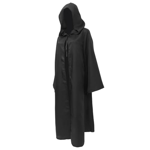WRITWAA 1Stk Halloween-Umhang Kap LED-Maske Superheld Halloween-Umhänge Halloween kleiden Haube Halloween umhang Halloween Costume Cosplay-Mantel Erwachsener Umhang Polyester (Polyester) von WRITWAA