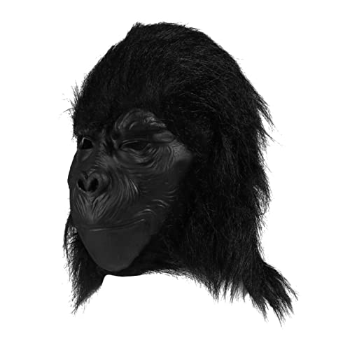 WRITWAA Einzigartige Maske Aus Schwarzem Polyethylenmaterial Für Halloween-cosplay-events von WRITWAA
