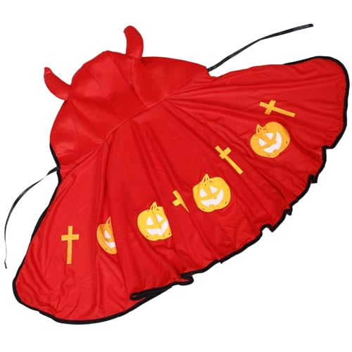 WRITWAA 1stk Horn Umhang Halloween Haube Masken Mantel Kap Sensenmann Bühnenumhang Umhang Für Party-cosplay-umhang Party Kreativer Umhang Umhänge Für Tuch Black WRITWAA 1stk Horn Umhang Halloween Haube Masken Mantel Kap Sensenmann Bühnenumhang Umhang Für Party-cosplay-umhang Party Kreativer Umhang Umhänge Für Tuch Black von WRITWAA