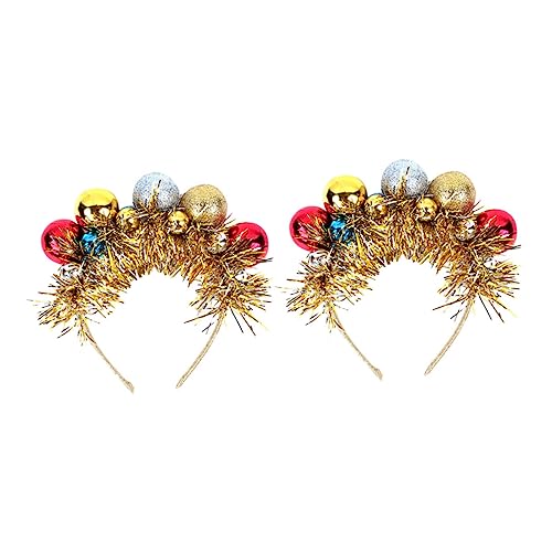 WRITWAA 2 STÜCK Weihnachtliches Haarband mit Bunten Kugeln Leichtes Stirnband aus Langlebigem Festliche Kopfbedeckung für Mädchen zu Weihnachtsfeiern und Winterfesten WRITWAA 2 STÜCK Weihnachtliches Haarband mit Bunten Kugeln Leichtes Stirnband aus Langlebigem Festliche Kopfbedeckung für Mädchen zu Weihnachtsfeiern und Winterfesten von WRITWAA