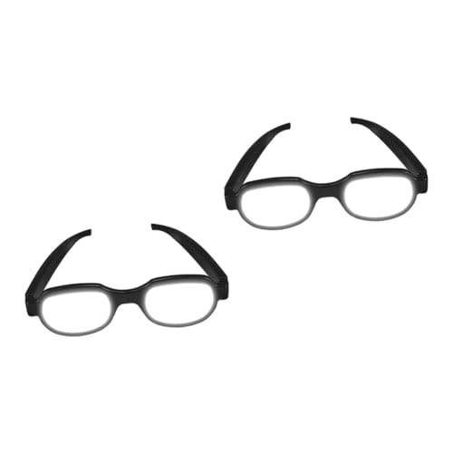 WRITWAA 2 Stk Anime Mit Leuchtender Brille Led-licht- Partybrille Mit Lichtern Neon Brille Rave-party-brille Led-leuchtgläser Leuchtende Gläser Led-leuchtbrillen Plastik von WRITWAA