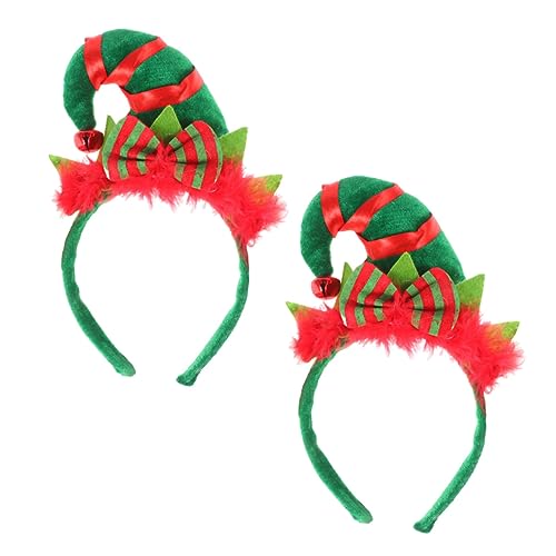 WRITWAA 2 Stück Bunte Haarreif Weihnachtlicher Party Haarreif mit Spitzem Hut Design Leichtes Haarschmuck für Karneval Festival Weihnachten und Kostümparty WRITWAA 2 Stück Bunte Haarreif Weihnachtlicher Party Haarreif mit Spitzem Hut Design Leichtes Haarschmuck für Karneval Festival Weihnachten und Kostümparty von WRITWAA