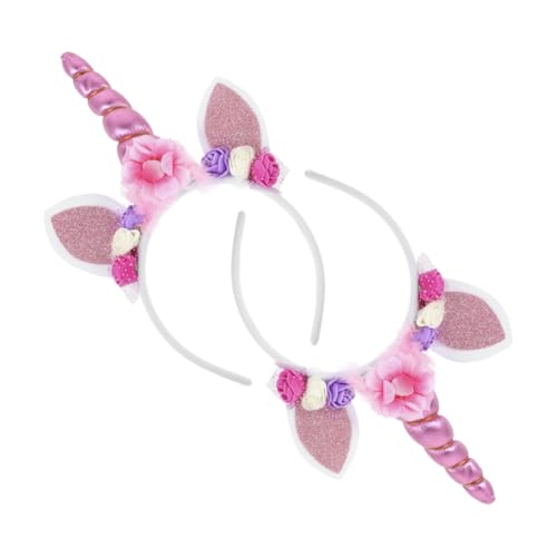 WRITWAA 2 Stück Einhorn Haarreif für Mädchen Leichte und Bequeme Haarschmuck für Partys Kostüme und Festivals und Verstellbar WRITWAA 2 Stück Einhorn Haarreif für Mädchen Leichte und Bequeme Haarschmuck für Partys Kostüme und Festivals und Verstellbar von WRITWAA