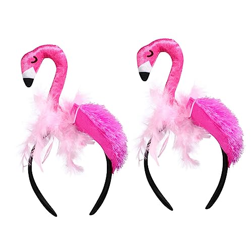 WRITWAA 2 Stück Flamingo-Stirnband Haarschmuck für Party-Haarschmuck Luau Party Flamingo-Party-Stirnband hoch hawaiianische stirnbänder Haarzubehör Polyester Rosig WRITWAA 2 Stück Flamingo-Stirnband Haarschmuck für Party-Haarschmuck Luau Party Flamingo-Party-Stirnband hoch hawaiianische stirnbänder Haarzubehör Polyester Rosig von WRITWAA
