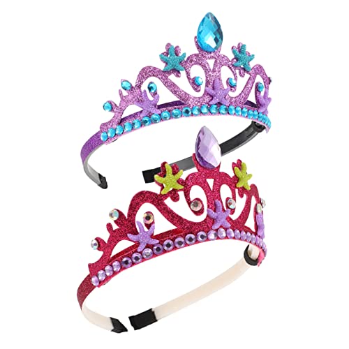 WRITWAA 2 Stück Haarkrone Glitzernde Seestern Haarreifen für Geburtstagsfeiern Hochwertiges Leichtes Material für Tanzpartys und Besondere Anlässe WRITWAA 2 Stück Haarkrone Glitzernde Seestern Haarreifen für Geburtstagsfeiern Hochwertiges Leichtes Material für Tanzpartys und Besondere Anlässe von WRITWAA