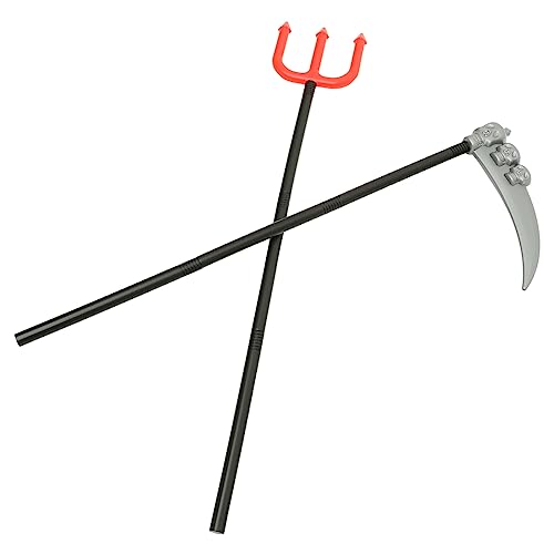 WRITWAA 2 Stück Halloween Handstock Cosplay Gehstock Requisite für Karneval Maskerade und Halloween Party Deko Design mit Skeletthand WRITWAA 2 Stück Halloween Handstock Cosplay Gehstock Requisite für Karneval Maskerade und Halloween Party Deko Design mit Skeletthand von WRITWAA