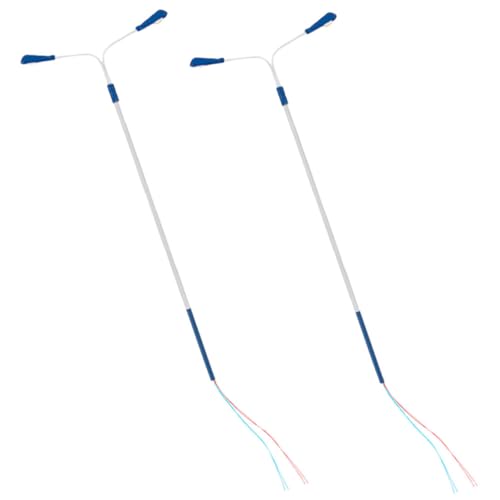 WRITWAA 2 Stück Maßstab Weißes LED licht Dekoration für Sandtisch Modellbahn Gartenlandschaft Stabiles Design für Miniaturhäuser und Spielzeughäuser von WRITWAA