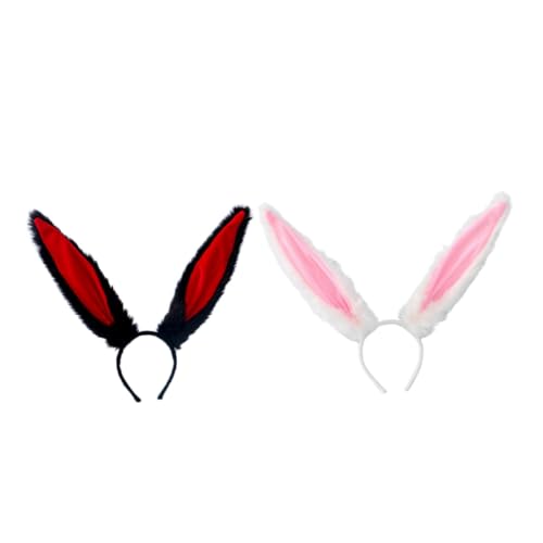 WRITWAA 2 Stück Rabbit Ear Haarreifen Dekorative Hasenohren für Partys Kostüme und Feiertage Leicht Langlebig und Bequem für Erwachsene WRITWAA 2 Stück Rabbit Ear Haarreifen Dekorative Hasenohren für Partys Kostüme und Feiertage Leicht Langlebig und Bequem für Erwachsene von WRITWAA