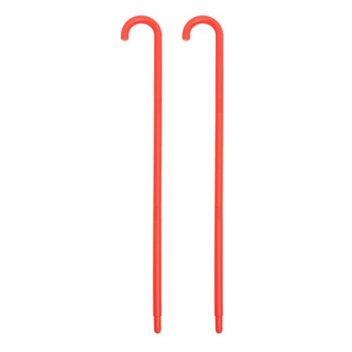WRITWAA 2 Stück Tanzstock Halloween Requisiten Cosplay Crutch für Bühnenauftritte und Mottopartys Rote Zauberstäbe für Kreative Kostüme und Festliche Anlässe WRITWAA 2 Stück Tanzstock Halloween Requisiten Cosplay Crutch für Bühnenauftritte und Mottopartys Rote Zauberstäbe für Kreative Kostüme und Festliche Anlässe von WRITWAA