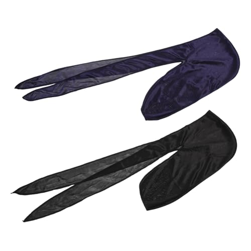 WRITWAA 2 Stück Teiliges Piratenhut Langschwanz Haarschutz Hüte Cosplay Kopfwickel für Jungen für Schlafen und Partys WRITWAA 2 Stück Teiliges Piratenhut Langschwanz Haarschutz Hüte Cosplay Kopfwickel für Jungen für Schlafen und Partys von WRITWAA