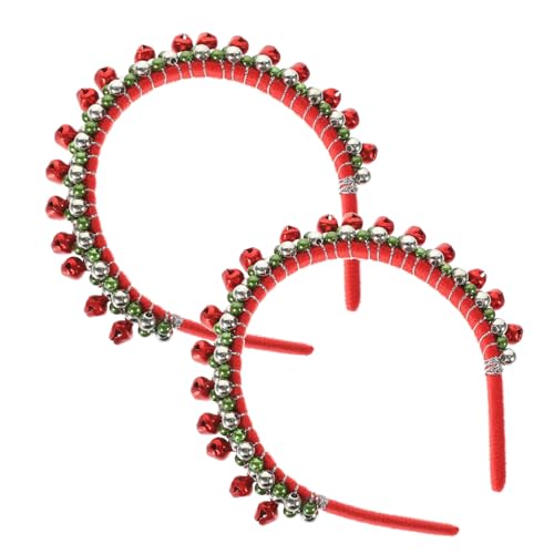 WRITWAA 2 Stück Teiliges Weihnachtsstirnband mit Bunten Glocken Langlebiges und Stoffmaterial Komfortabler Sitz Festlicher Haarschmuck für Erwachsene für Weihnachtsfeiern und Partys WRITWAA 2 Stück Teiliges Weihnachtsstirnband mit Bunten Glocken Langlebiges und Stoffmaterial Komfortabler Sitz Festlicher Haarschmuck für Erwachsene für Weihnachtsfeiern und Partys von WRITWAA
