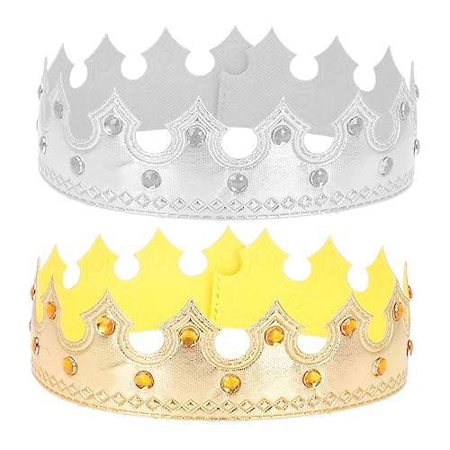 WRITWAA 2 Stück Tiara erste Kronenjunge zum Geburtstag Alles Gute zum Geburtstag Kronen Geburtstagskronenschule Cosplay Kronenkind wiederverwendbare Geburtstagskrone Kronenhut Vlies WRITWAA 2 Stück Tiara erste Kronenjunge zum Geburtstag Alles Gute zum Geburtstag Kronen Geburtstagskronenschule Cosplay Kronenkind wiederverwendbare Geburtstagskrone Kronenhut Vlies von WRITWAA