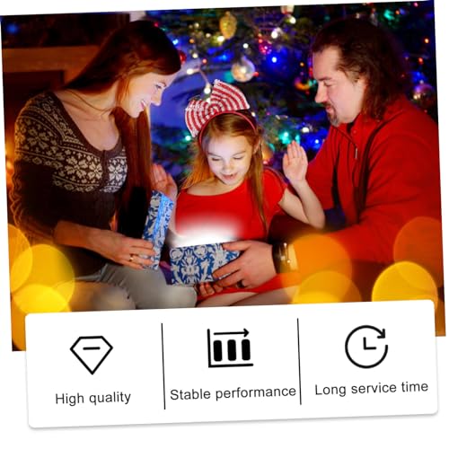 WRITWAA 2 Stück Weihnachtlicher Haarschmuck mit Glitzernden Schleifen Festliche Haarbänder für Party Karneval und Kostüm Bunte Weihnachts Haarreifen Grün und Rot Attraktive von WRITWAA