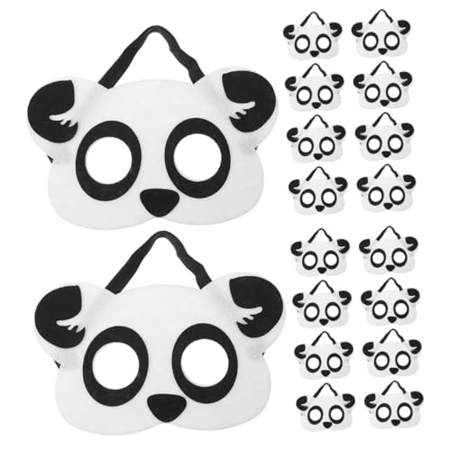 WRITWAA 20 Stück Teiliges Panda Tiermasken Karneval Halloween Party Cosplay Maske Niedliche Hautfreundliche Atmungsaktive Tiergesichtsmasken für Geburtstag Bühnenaufführung WRITWAA 20 Stück Teiliges Panda Tiermasken Karneval Halloween Party Cosplay Maske Niedliche Hautfreundliche Atmungsaktive Tiergesichtsmasken für Geburtstag Bühnenaufführung von WRITWAA
