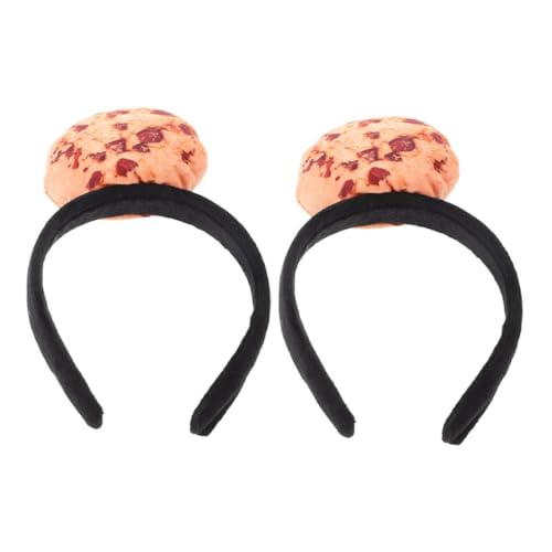 WRITWAA 2Stücke Realistisches Keks Stirnband Süßes Haar Accessoire für Cosplay Party und Karneval Vielseitige Kopfbedeckung für Damen für Haartypen WRITWAA 2Stücke Realistisches Keks Stirnband Süßes Haar Accessoire für Cosplay Party und Karneval Vielseitige Kopfbedeckung für Damen für Haartypen von WRITWAA