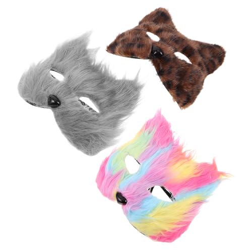 WRITWAA 3 Stück Fox Plüschenmaske Karnevals-fuchskostüm Halloween-fuchsmaske Fuchs-cosplay-maske Halbgesichtsmaskenkostüm Tierische Maske Plüschfuchsmaske Rollenspielmaske Plastik WRITWAA 3 Stück Fox Plüschenmaske Karnevals-fuchskostüm Halloween-fuchsmaske Fuchs-cosplay-maske Halbgesichtsmaskenkostüm Tierische Maske Plüschfuchsmaske Rollenspielmaske Plastik von WRITWAA