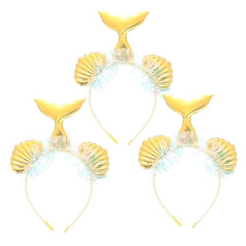 WRITWAA 3 Stück Meerjungfrauen Haarreifen für Shell Haarschmuck Kreative Kopfdekoration für Partys Halloween und Karneval Komfortable und Niedliche Kopfbedeckung für Kleine Meerjungfrauen WRITWAA 3 Stück Meerjungfrauen Haarreifen für Shell Haarschmuck Kreative Kopfdekoration für Partys Halloween und Karneval Komfortable und Niedliche Kopfbedeckung für Kleine Meerjungfrauen von WRITWAA