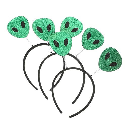 WRITWAA 3 Stück Teiliges Glitzer Haarreif mit für Halloween Kostüme Auffällige Kopfbedeckung für Themenpartys und Fotokabinen Vielseitig für Frisuren Geeignet von WRITWAA