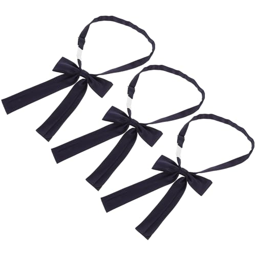WRITWAA 3 Stück Teiliges Set Damen Fliege Marineblau Vorgebunden Elegant für Schuluniform Arbeit Partys Cosplay Weiches Pflegeleichtes Material Formelle Anlässe WRITWAA 3 Stück Teiliges Set Damen Fliege Marineblau Vorgebunden Elegant für Schuluniform Arbeit Partys Cosplay Weiches Pflegeleichtes Material Formelle Anlässe von WRITWAA