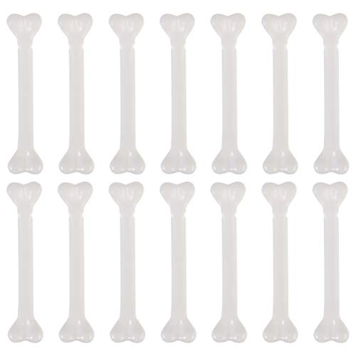 WRITWAA 36 Kunststoffknochen für Halloween-Kostüm, Skelett, Knochen für Halloween, Kostümparty, Cosplay, Ornamente, Dekoration, Zubehör von WRITWAA