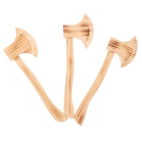 WRITWAA 3St Bergaxt Halloween Halloween mitgebsel streudekor Halloween Spielzeugaxt Halloween Klamotten Beil Halloween-Beil Halloween- Requisiten Holz von WRITWAA