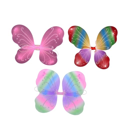 WRITWAA 3St Schmetterlingsflügel feeflügeln halloween clothes verkleidung Kinderkamera kleine Mädchen Kinderkostüm Requisite Kinderparty-Dekoration Nylon Strümpfe WRITWAA 3St Schmetterlingsflügel feeflügeln halloween clothes verkleidung Kinderkamera kleine Mädchen Kinderkostüm Requisite Kinderparty-Dekoration Nylon Strümpfe von WRITWAA