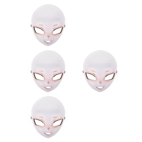 WRITWAA 4 Stück Bühnenauftritts-Requisitenmaske Cartoon-Cosplay-Maske Kunststoff Süße Katzen-Stil-Masken Für Partys WRITWAA 4 Stück Bühnenauftritts-Requisitenmaske Cartoon-Cosplay-Maske Kunststoff Süße Katzen-Stil-Masken Für Partys von WRITWAA