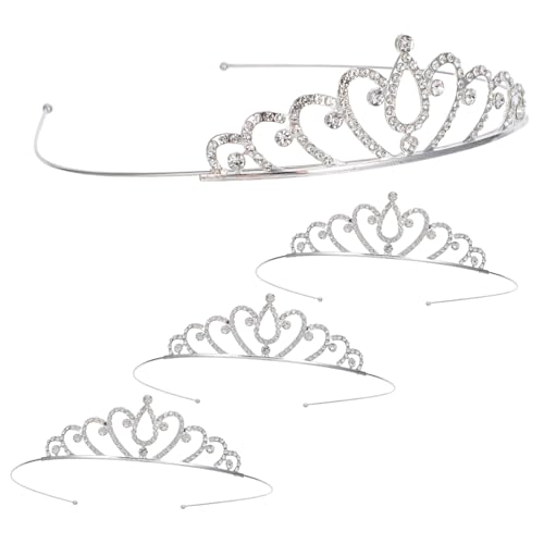 WRITWAA 4 Stück Prinzessinnen Rhinestone Diadem Haarband für Mädchen für Geburtstagsfeiern Cosplay und Spezielle Anlässe WRITWAA 4 Stück Prinzessinnen Rhinestone Diadem Haarband für Mädchen für Geburtstagsfeiern Cosplay und Spezielle Anlässe von WRITWAA
