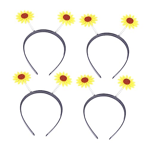 WRITWAA 4 Stück Teiliges Sonnenblumen Haarreifen Süße Haarschmuck für Partys Cosplay und Geburtstagsfeiern Hochzeiten und Mehr WRITWAA 4 Stück Teiliges Sonnenblumen Haarreifen Süße Haarschmuck für Partys Cosplay und Geburtstagsfeiern Hochzeiten und Mehr von WRITWAA