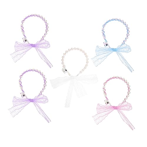 WRITWAA 5 Stück Leuchtendes Perlen-Stirnband Haarbänder aus Kunstperlen Perle Haarband Haarbänder für Mädchen Glitzernde Stirnbänder für Mädchen Gittergewebe Bunt Zufällige Farbe WRITWAA 5 Stück Leuchtendes Perlen-Stirnband Haarbänder aus Kunstperlen Perle Haarband Haarbänder für Mädchen Glitzernde Stirnbänder für Mädchen Gittergewebe Bunt Zufällige Farbe von WRITWAA