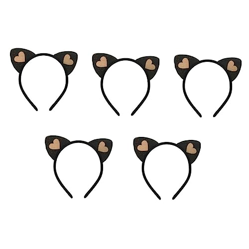WRITWAA 5 Stück Teiliges Katzenohr Haarband Set Glitzernde Cosplay Haarschmuck für Partys Halloween und Kostüme Sicheres Handgefertigtes Zubehör für und Mädchen WRITWAA 5 Stück Teiliges Katzenohr Haarband Set Glitzernde Cosplay Haarschmuck für Partys Halloween und Kostüme Sicheres Handgefertigtes Zubehör für und Mädchen von WRITWAA