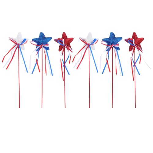 WRITWAA 6 Stück Patriotische Dekoration mit Bunten Schleifen für und Memorial Day für Amerikanische Feiern WRITWAA 6 Stück Patriotische Dekoration mit Bunten Schleifen für und Memorial Day für Amerikanische Feiern von WRITWAA