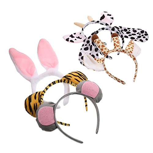WRITWAA 6 Stück Teiliges Cartoon Tierkopfband Lustige Haarschmuck für Kostümpartys Cosplay und Halloween für Erwachsene aus Hochwertigem Gefertigt WRITWAA 6 Stück Teiliges Cartoon Tierkopfband Lustige Haarschmuck für Kostümpartys Cosplay und Halloween für Erwachsene aus Hochwertigem Gefertigt von WRITWAA