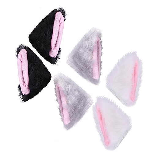 WRITWAA 6 Stück Teiliges Katzenohren Haarclip Lustige Haarschmuck Party Dekoration für Halloween und Kostümpartys WRITWAA 6 Stück Teiliges Katzenohren Haarclip Lustige Haarschmuck Party Dekoration für Halloween und Kostümpartys von WRITWAA