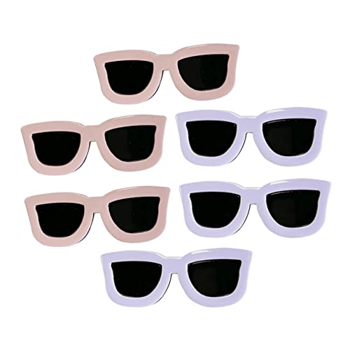 WRITWAA 6Stücke Lustige Sonnenbrille Haarnadeln Haarklammern Für Spaßige Haaraccessoires Für Partys Reisen Töchter WRITWAA 6Stücke Lustige Sonnenbrille Haarnadeln Haarklammern Für Spaßige Haaraccessoires Für Partys Reisen Töchter von WRITWAA