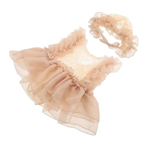 WRITWAA Babyfotografie -Rock Neugeborene Mädchen Fotoshooting -Outfits foto kleidung Neugeborene Fotoprinzessin fotoshooting outfits mädchen Polyester Khaki WRITWAA Babyfotografie -Rock Neugeborene Mädchen Fotoshooting -Outfits foto kleidung Neugeborene Fotoprinzessin fotoshooting outfits mädchen Polyester Khaki von WRITWAA