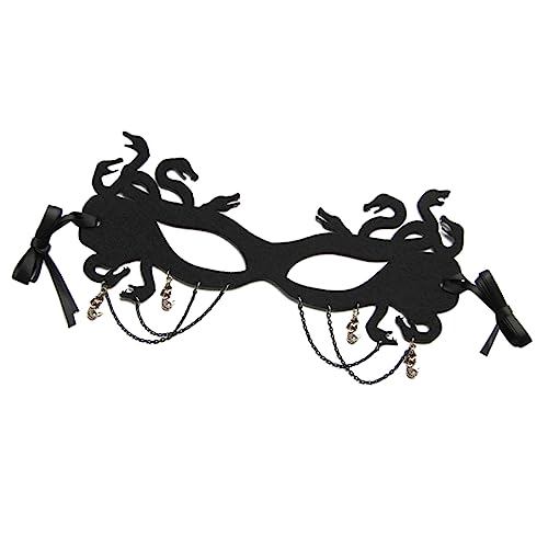 WRITWAA Basilisk Spielmaske Halloween Kostümmaske Halloween-Frauenmasken Halloween-Cosplay-Requisiten Outfit halloween costume halloween kleidung Party-Maske Maskerade Kostümzubehör Stoff von WRITWAA