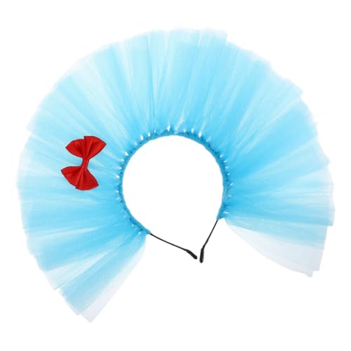 WRITWAA Blaues Netz Haarband für Erwachsene und Komfortables und Modisches Accessoire für Partys Halloween Weihnachten Cosplay und Festliche Anlässe von WRITWAA