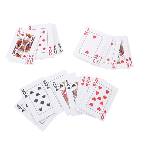 WRITWAA Braille Spielkarten für Sehbehinderte Unterhaltung für Senioren und Nutzer Tragbar für Verschiedene Kartenspiele mit Blindenschrift Kennzeichnung WRITWAA Braille Spielkarten für Sehbehinderte Unterhaltung für Senioren und Nutzer Tragbar für Verschiedene Kartenspiele mit Blindenschrift Kennzeichnung von WRITWAA