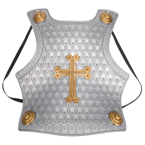 WRITWAA Brustpanzer mit römischem Kreuz verkleidung karnevalskostüme Kostüm Kinderkostüm tragbare kleine Rüstung Kleine Rüstung für Kleinkinder Plastik Grey von WRITWAA