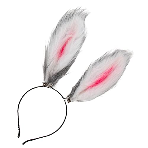 WRITWAA Bunny Ohrenschmuck Haarreif mit Flauschohren für Ostern Kostüm Party Cosplay Zubehör Bequemes und Charmantes Haarband für für Feiern und Veranstaltungen WRITWAA Bunny Ohrenschmuck Haarreif mit Flauschohren für Ostern Kostüm Party Cosplay Zubehör Bequemes und Charmantes Haarband für für Feiern und Veranstaltungen von WRITWAA