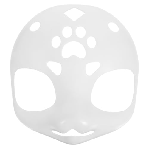 WRITWAA DIY Pelzkostüm Maske Blank Fursuit Kopf Basis Unbemalte weiße Tiermaske für Cosplay Halloween Maskerade Party Zubehör WRITWAA DIY Pelzkostüm Maske Blank Fursuit Kopf Basis Unbemalte weiße Tiermaske für Cosplay Halloween Maskerade Party Zubehör von WRITWAA