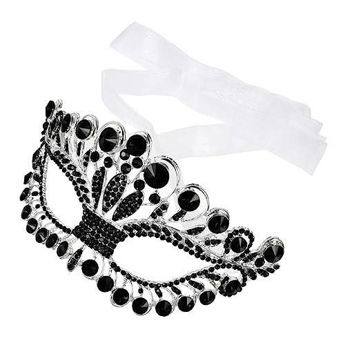 WRITWAA Diamant Kleidung Masken Für Party Cosplay-party- Halbe Maskerade Kostümzubehör Maskerade-party- Halloween-requisite Cosplay- Black Legierung WRITWAA Diamant Kleidung Masken Für Party Cosplay-party- Halbe Maskerade Kostümzubehör Maskerade-party- Halloween-requisite Cosplay- Black Legierung von WRITWAA
