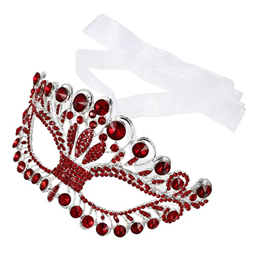 WRITWAA Diamant Maske Halloween-cosplay-kostüm Karnevalsmasken Maskerade-kostüme-masken Karnevals-cosplay-masken Abschlussball Requisiten Tanzende Kostümmasken Rave-maske Legierung Rot WRITWAA Diamant Maske Halloween-cosplay-kostüm Karnevalsmasken Maskerade-kostüme-masken Karnevals-cosplay-masken Abschlussball Requisiten Tanzende Kostümmasken Rave-maske Legierung Rot von WRITWAA